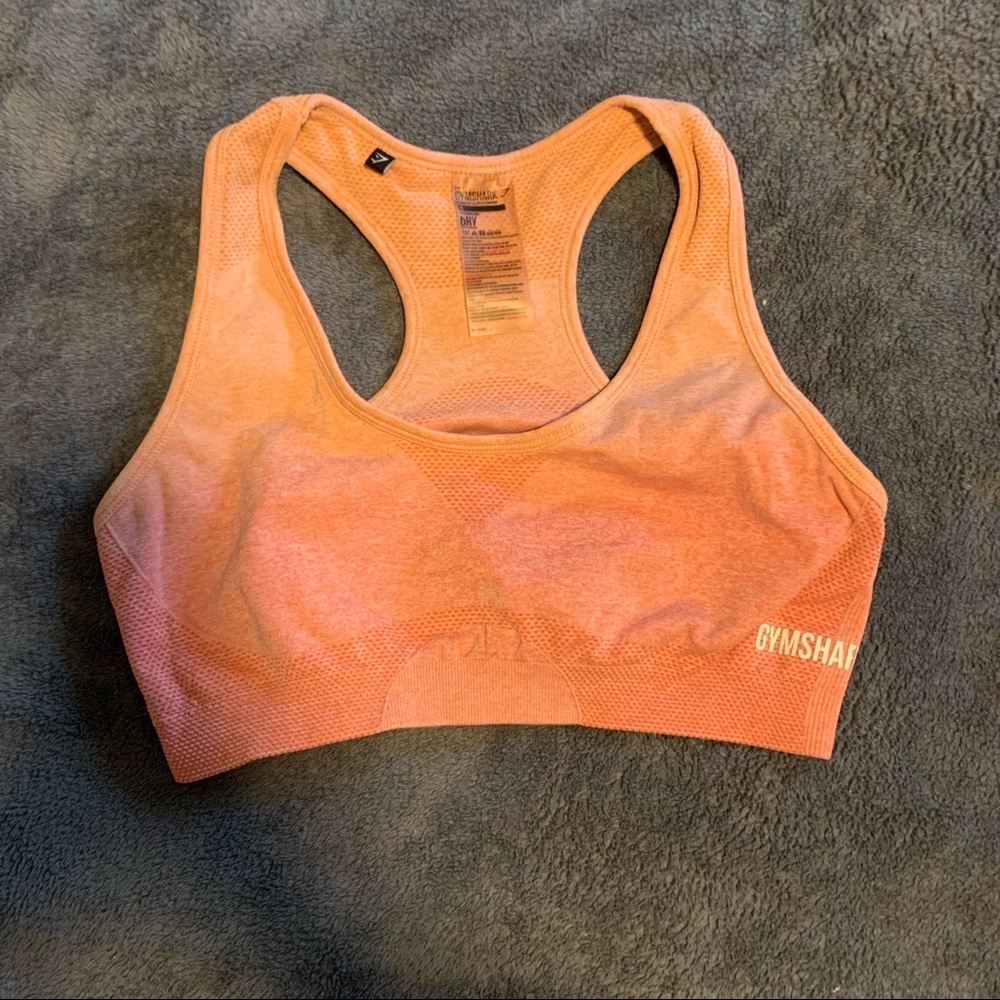 Ombré gymshark sports bra